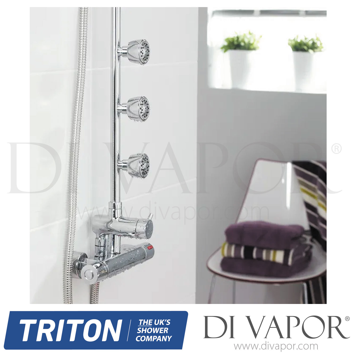 Triton Nene Bar Mixer Shower with Diverter March 2018 Spare Parts